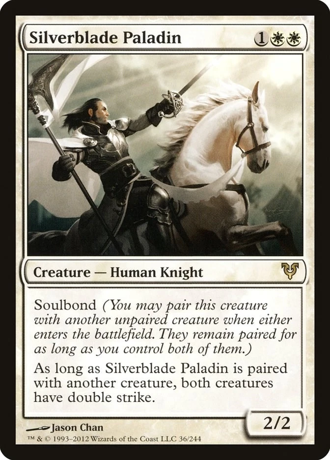 Silverblade Paladin 36 LP Normal Avacyn Restored MTG EN - Image 1 of 1