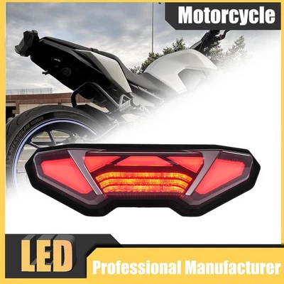 Señales de giro de luz trasera LED integradas para YAMAHA FZ09 MT-09 FJ09 Tracer 900/GT Foto 1 de 4
