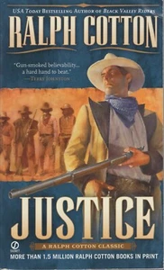 Justice A Ralph Cotton Classic by Ralph Cotton Paperback Westerns - Picture 1 of 2
