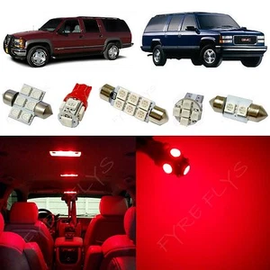 16x Red LED lights interior package kit for 1995-1999 Chevy/GMC Suburban CS2R - Bild 1 von 6