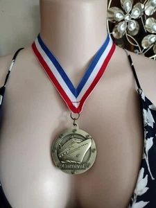 Vintage Carnival Cruise Lines Bronze Medallion Fun For All, All For Fun! - Picture 1 of 4