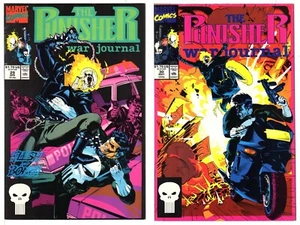 PUNISHER WAR JOURNAL #29 30 SET ghost rider TEX FN-VF Grade Range  MARVEL 1988 - Picture 1 of 8
