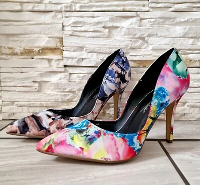 Ladies Court Shoes Pointed Toe Stiletto Heel Casual Work Dress Office Narrow Fit - Image 1 of 4