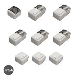 Ap,Scatola da Parete,Presa Schuko,Prese,Interruttore,Pulsanti,El-Bi Eva IP 54 - Imagen 1 de 13