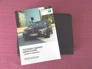 BMW 4 SERIES GRAN COUPE (2014 - 2017) HANDBOOK - OWNERS MANUAL. (BM 866) - Picture 1 of 3