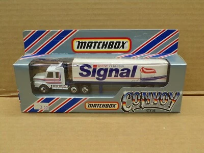 Camión de carga Matchbox Convoy Gibbs Signal 1983 pasta de dientes Scania #cy16 - ¡Nuevo! Foto 1 de 4