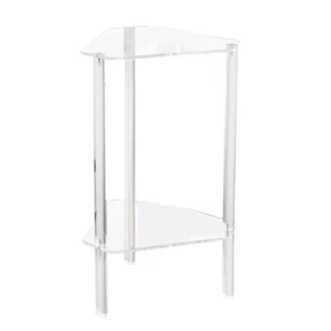 Innovative Acrylic Console Table for Hallway or Entryway Polygonal Shape Desk - Picture 1 of 8