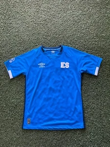 Umbro El Salvador Home Men's Soccer Jersey- 2021/22 - Picture 1 of 8