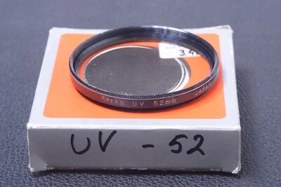 ✅ KENKO UV 52MM FILTER GENUINE LENS OR CAMERA SCREW IN W/ BOX 109-1 - Image 1 of 2
