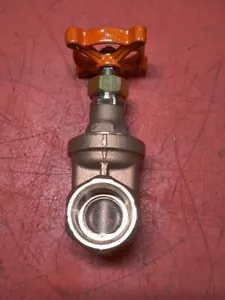Stockham B-128 Brass Gate Valve, 150S, 300CWP - Picture 1 of 4