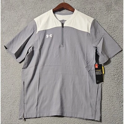 NWD Under Armour Storm Short Sleeve BASEBALL Zip Jacket 1287627 Youth size Large - Image 1 of 4