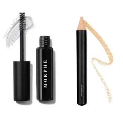 New Morphe Eyebrow Set Translucent Clear Brow Gel + Beige Highlight Oh Brow Baby - Image 1 of 4