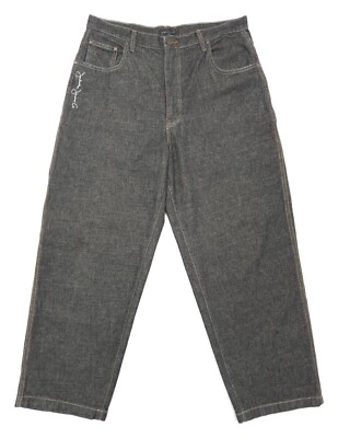 Pantalones de Trabajo Jordache Jeans Vintage Para Hombre 36 x 30 Pierna Ancha Utilidad Negros Denim Usados en Excelente Condición Foto 1 de 4