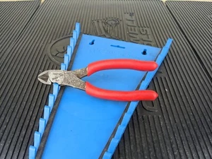 #bb295 SNAP ON TOOLS 6" Diagonal Cutters Red USA 86CF - Picture 1 of 18