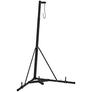 Soozier Foldable Punch Bag Stand,Height Adjustable Heavy Bag Stand w/Weighted B - Picture 1 of 8