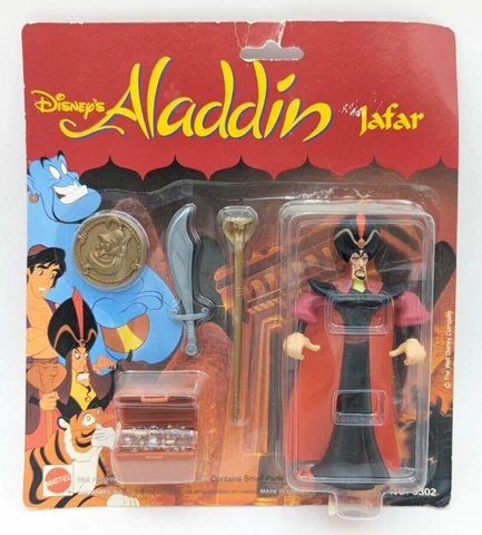Vintage Disney's Aladdin Movie Jafar Action Figure  Sealed New MOC Cover