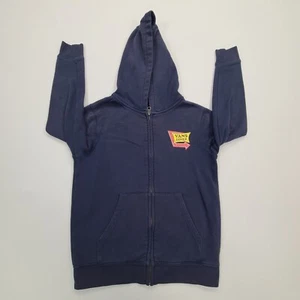 VANS Sweater Boys Small Blue Navy Full Zip Casual Outdoors Comfort Kids - Picture 1 of 8