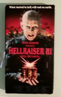 doug bradley  HELLRAISER III HELL ON EARTH  terry farrell VHS VIDEOTAPE cfp  - Image 1 of 4