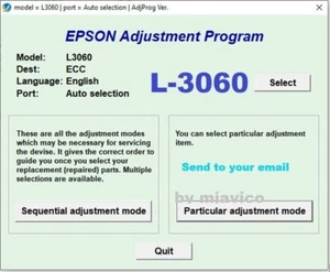 Reset Epson L3060✅Waste ink pad counter resetter -Unlimited For OnePc⭐⭐⭐⭐⭐ - Picture 1 of 4