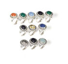 Wholesale 11pc 925 Solid Sterling Silver Black Rutile Mix Ring Lot N901
