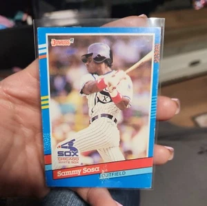 1991 Donruss Baseball Card Sammy Sosa #147 *ERROR Wrong Birthday And No Period* - Picture 1 of 4