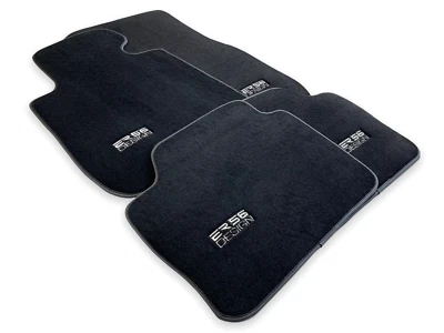 Alfombrillas para BMW Serie Z4 E86 negras con /// emblema M LHD con clips NUEVO Foto 1 de 4