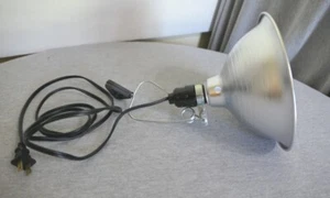 NEU 8,5" Aluminium Reptil Haustier Gewächshaus Grow Licht Klemme Lampe Sockel 6' Fuß Kabel - Bild 1 von 9