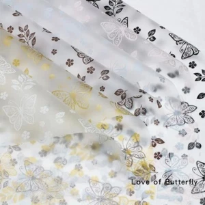 20Pcs Waterproof Butterfly Floral Wrapping Paper Gift Packaging Paper Gifts - Picture 1 of 15