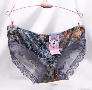 Mutandine pantaloncini scintillanti paillettes leopardate stampa animalier pizzo hipster ragazzo sfacciato taglia S - Foto 1 di 4