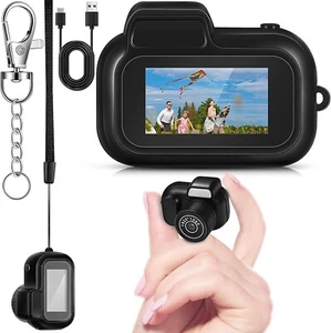 Mini Retro Schlüsselanhänger Digitalkamera 1080P 2MP Daumengröße Micro Video Camcorder - Bild 1 von 16