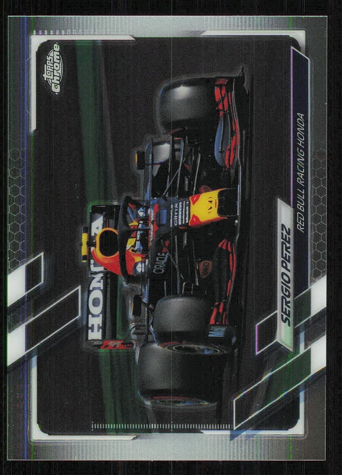 2021 Topps Chrome Formula 1 #99 Sergio Perez/F1 Cars - Image 1 of 2