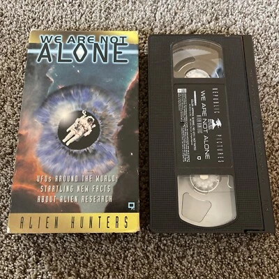 we are not alone alien hunters VHS 1997 RARE OOP - Image 1 of 3