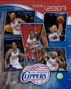 2006-07 Los Angeles Clippers Team NBA con licencia sin firmar brillante foto A - Imagen 1 de 1