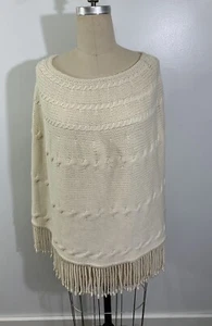 Lands End Poncho Pullover Wolle Small/Medium - Bild 1 von 9