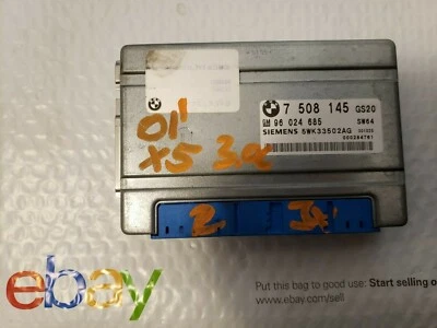 BMW X5 3.0 TCU TCM 2001 01 módulo de control de transmisión ordenador 7508145 Foto 1 de 3