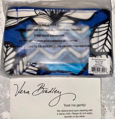 NEW VERA BRADLEY Zip ID ONLY Badge Holder  PICK YOUR PATTERN  Key Ring NWT NIP - Image 1 of 4