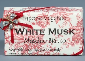 ALCHIMIA SOAP WHITE MUSK Handmade Vegetable 10.5 oz Bar Soap Italy - Picture 1 of 3