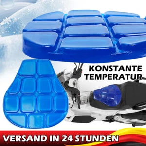 1 Stück Motorrad Sitzkissenbezug 3D Komfort Gel Stoßfest Matte Pad Universal DE - Bild 1 von 8