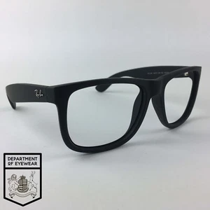 RAY-BAN Brille MATT SCHWARZ ECKIG Brillengestell MOD: RB4165 JUSTIN 601/8G - Bild 1 von 12