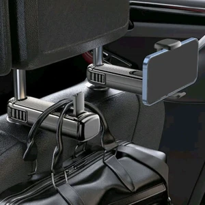 1Pc Car Back Seat Headrest Hooks Bag Storage Hook Phone Holder Clip Accessories - Picture 1 of 11