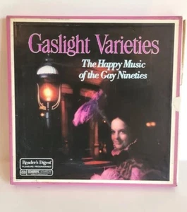 Gaslight Varieties The Happy Music of the Gay Nineties Box Set Vinyl Record VTG - Imagen 1 de 5
