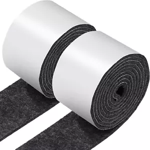 2 Packs Felt Strips with Adhesive Backing Non Slip Felt Furniture Pads Adhesive - Picture 1 of 7