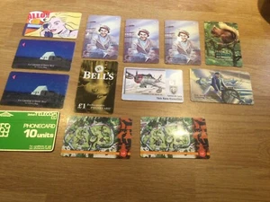 Collection Of 13 Assorted Phone Cards UK - Jersey - Turkey - Picture 1 of 1