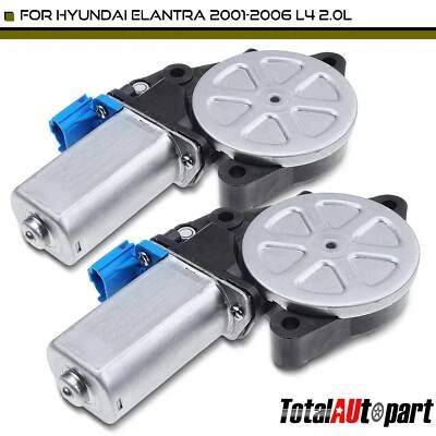 2x Power Window Lift Motor for Hyundai Elantra 2001-2006 L4 2.0L Left & Right - Image 1 of 4