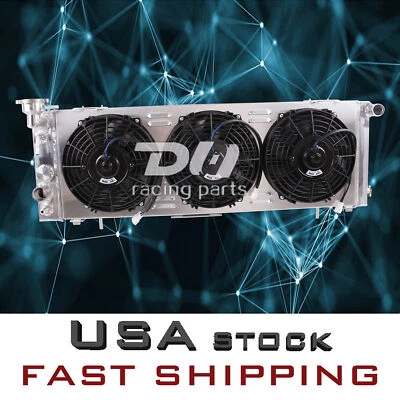 3 Row Radiator&Shroud&Fan For 1991-2001 Jeep Cherokee XJ Comanche 2.5-4.0L AT MT - Изображение 1 из 4