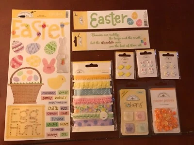 Doodlebug Design Easter Spring Embellishment Bundle Lot #1 - Image 1 of 4