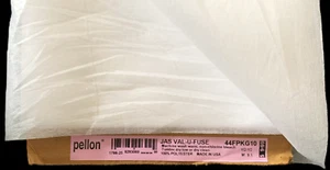 10 yd PELLON Lightweight Iron-On Polyester Interfacing 20" - Sew Quilt Applique - Picture 1 of 4