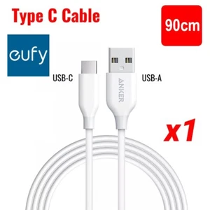 Genuine Eufy Charging Cable USB-C  for EufyCam E20,E40,L20,3,3C - Picture 1 of 1