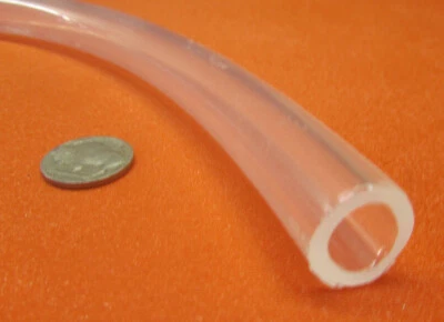 PVC Tubing, Clear, 1.00" OD x 3/4" ID x 1/8" Wall x 25 Foot Coil - Image 1 of 4