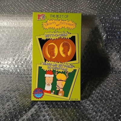 MTV's Best Of Beavis and Butt-Head Do Christmas / Butt-O-Ween VHS Mike Judge - Image 1 of 4